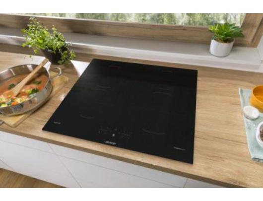 Indukcinė kaitlentė Gorenje GI6401BSC Hob Induction Number of burners/cooking zones 4 Touch Timer Black