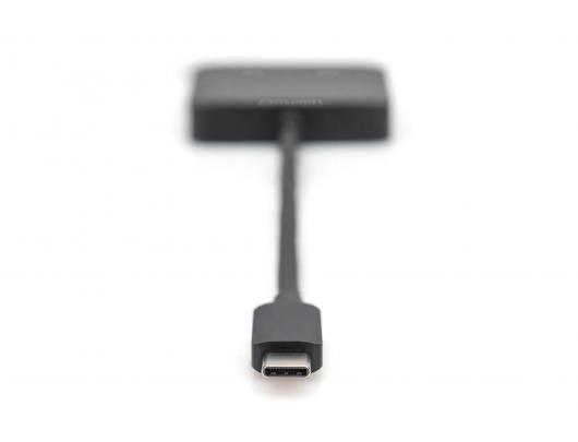 Adapteris Digitus Video / audio adaptor 15 pin HD D-Sub (HD-15) Female 19 pin HDMI Type A Male Black