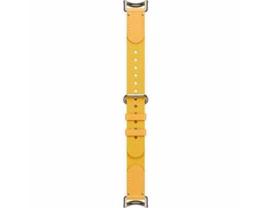 Apyrankė Xiaomi Smart Band 8 Braided Strap Strap material: Nylon + leather Adjustable length: 140-210mm Yellow