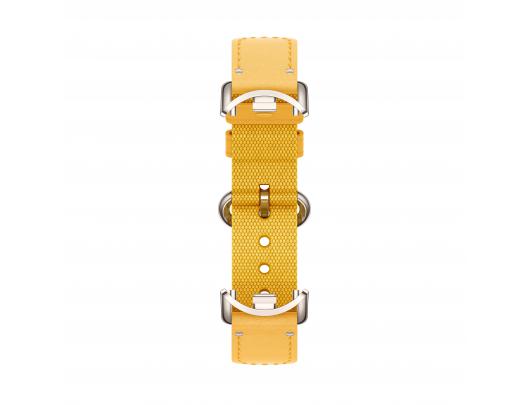 Apyrankė Xiaomi Smart Band 8 Braided Strap Strap material: Nylon + leather Adjustable length: 140-210mm Yellow