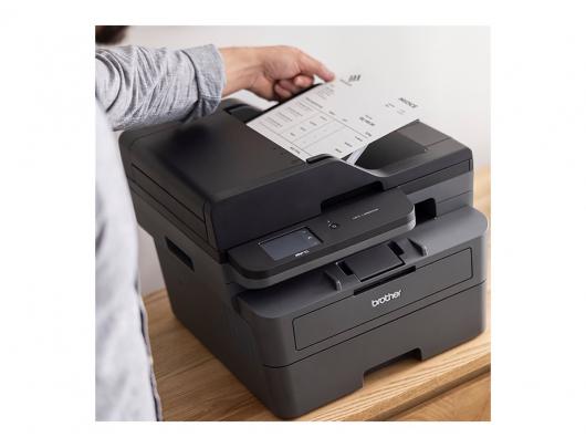 Lazerinis daugiafunkcinis spausdintuvas Brother Brother MFC-L2860DW Fax / copier / printer / scanner Monochrome Laser A4/Legal Black