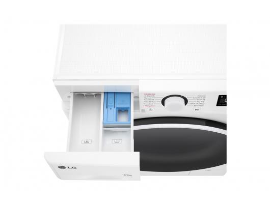Skalbyklė-džiovyklė LG F4DR510S0W Washing machine with dryer Energy efficiency class A Front loading Washing capacity 10 kg 1400 RPM Depth 56.5 cm Wi