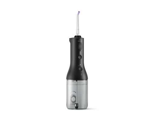 Burnos irigatorius Philips Sonicare Power Flosser HX3826/33, belaidis, 250 ml, 1 galvutė, juodas