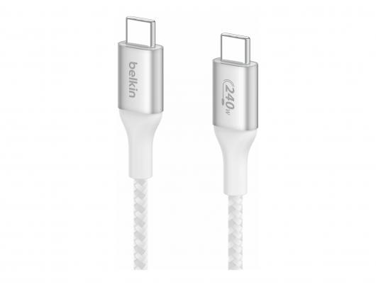 Kabelis Belkin USB-C cable Male 24 pin USB-C Male White 24 pin USB-C 2 m