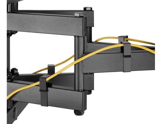 Televizoriaus laikiklis Goobay Wall mount TV Wall Mount Pro FULLMOTION (L) Tilt, Swivel Black