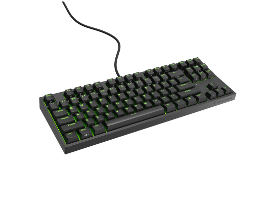 Klaviatūra Genesis Mechanical Gaming Keyboard THOR 404 TKL RGB Black Mechanical Gaming Keyboard Wired US USB Type-A 1005 g Kailh Box Brown V2