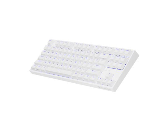 Klaviatūra Genesis Mechanical Gaming Keyboard THOR 404 TKL RGB White Mechanical Gaming Keyboard Wired US USB Type-A 1005 g Kailh Box Brown V2