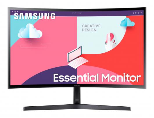 Monitorius Samsung Curved Monitor LS24C366EAUXEN 24" VA 1920x1080 pixels 16:9 4 ms 250 cd/m² Black 75 Hz HDMI ports quantity 1