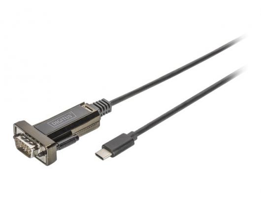 Adapteris Digitus USB-C Serial adapter Black