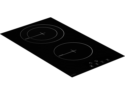 Indukcinė kaitlentė Simfer H3.020.DEBSP Hob, Induction, Width 30 cm, 2 cooking zones, Touch control, Black Simfer