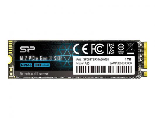 SSD diskas Silicon Power | SILICON POWER | Solid state drive | 1 TB | P34A60 | M.2 | PCIe 3.0 x4 (NVMe)