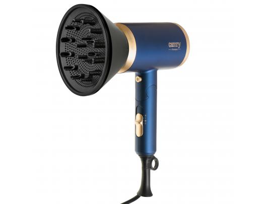 Plaukų džiovintuvas Camry Hair Dryer CR 2268 1800 W Number of temperature settings 2 Ionic function Diffuser nozzle Blue/Gold