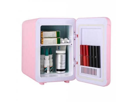 Šaldytuvas Adler AD 8084 Mini Refrigerator Free standing Larder Height 27 cm Fridge net capacity 4 L Pink