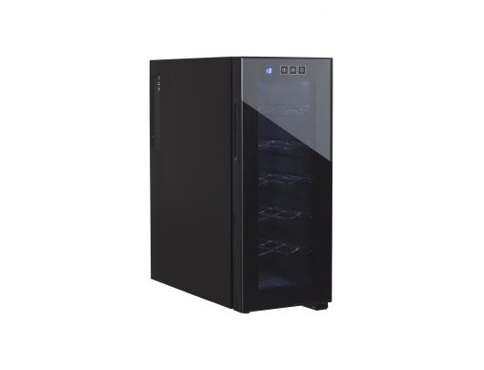 Vyno šaldytuvas Adler Beverage Pantry AD 8083 Energy efficiency class G Free standing Bottles capacity 12 Black
