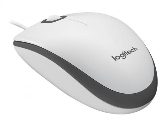Pelė Logitech Mouse M100, White Logitech