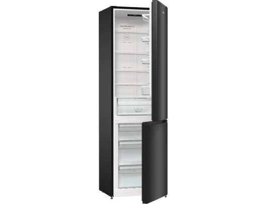 Šaldytuvas Gorenje Refrigerator NRK6202EBXL4 Energy efficiency class E Free standing Combi Height 200 cm No Frost system Fridge net capacity 235 L Fr