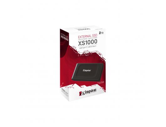 SSD diskas Kingston External SSD SXS1000/2000G 2000GB SSD interface USB 3.2 Gen 2 Read speed 1050 MB/s Write speed 1000 MB/s