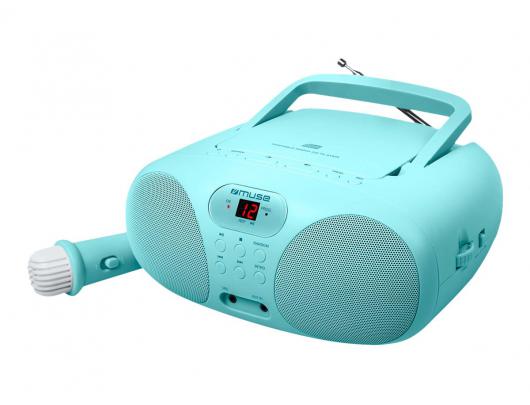 Radijo imtuvas Muse MD-203 KB Portable Sing-A-Long Radio CD Player, Blue Muse