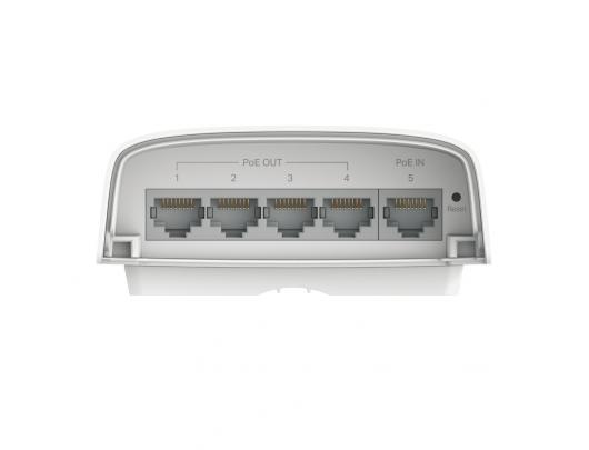 Komutatorius (Switch) TP-LINK 5-Port Gigabit Smart Switch with 1-Port PoE++ In and 4-Port PoE+ Out SG2005P-PD Omada Managed L2+ Desktop