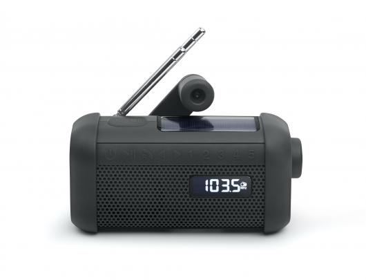 Radijo imtuvas Muse Portable Solar Radio with Crank and Flashlight MH-08 MB AUX in Bluetooth FM radio
