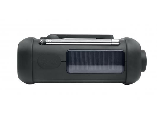 Radijo imtuvas Muse Portable Solar Radio with Crank and Flashlight MH-08 MB AUX in Bluetooth FM radio