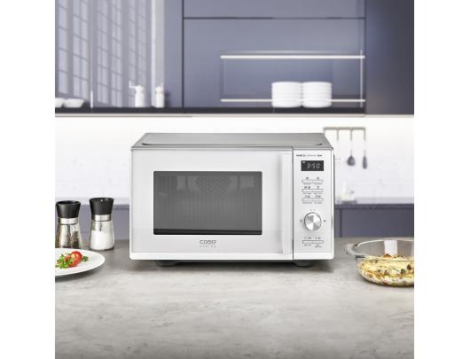 Mikrobangų krosnelė Caso Microwave Oven Chef HCMG 25 Free standing 900 W Convection Grill Stainless Steel