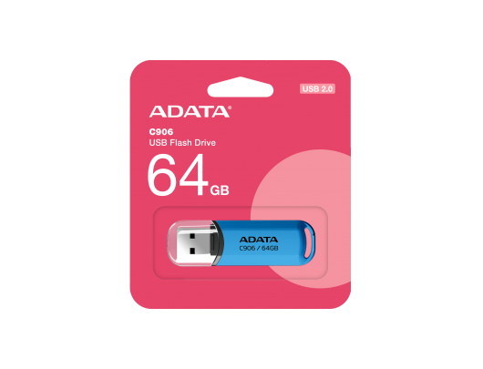 USB raktas ADATA USB Flash Drive C906 64GB USB 2.0 Blue