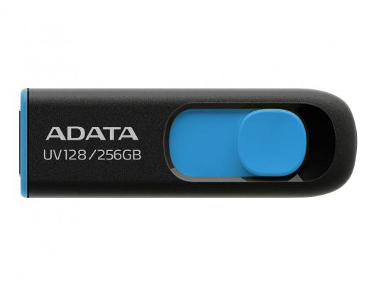 USB raktas ADATA USB Flash Drive UV128 256GB USB 3.2 Gen1 Black/Blue