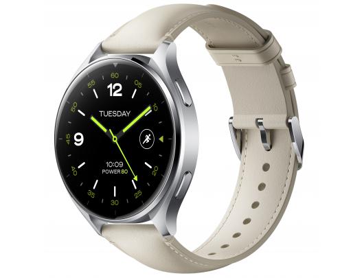 Apyrankė Xiaomi Watch White Leather Strap (be laikrodžio)