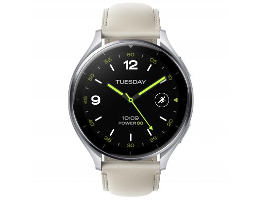 Apyrankė Xiaomi Watch White Leather Strap (be laikrodžio)