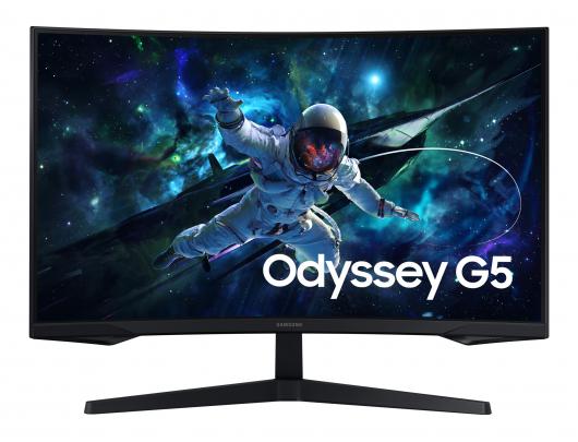 Monitorius Samsung Odyssey G5 S32CG552EU 32 in VA QHD 2560x1440 at 165 Hz 300 cd/m² HDMI, DisplayPort Tilt None
