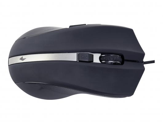 Pelė Gembird Mouse G-laser MUS-GU-02 Wired USB Black