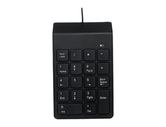 Skaičių klaviatūra Gembird USB Numeric keypad KPD-U-03 Numeric keypad Wired N/A Black