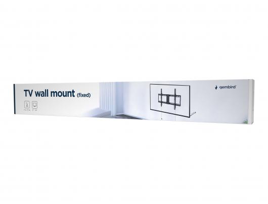 Televizoriaus laikiklis Gembird Wall mount WM-80F-01 Fixed Black