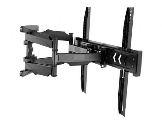 Televizoriaus laikiklis Gembird Wall mount WM-58ST-01 Tilt, swivel, rotate 32-58" Maximum weight (capacity) 36.4 kg Black