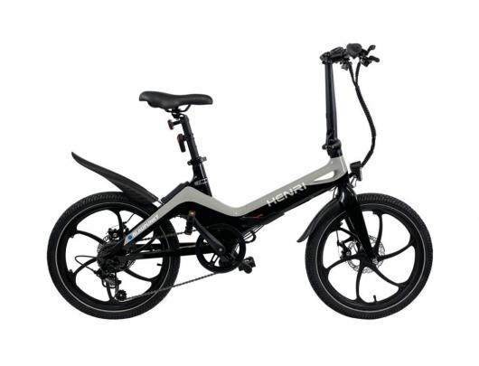 Elektrinis dviratis Blaupunkt Henri E-Bike 20" Grey/Black