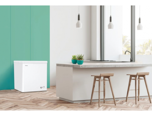Šaldymo dėžė Candy CCHH 100E Freezer, E, Chest, Free standing, Height 84.5 cm, Freezer net 97 L, White
