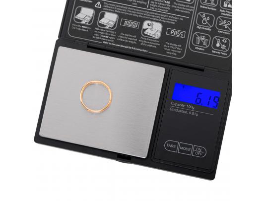Svarstyklės Adler Precision Scale AD 3176 Maximum weight (capacity) 0.1 kg Black