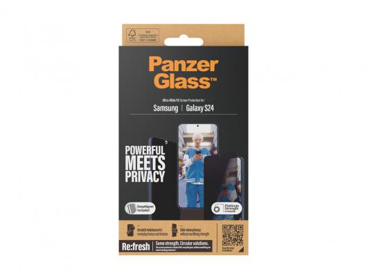 Ekrano apsauga PanzerGlass Samsung Galaxy S24 Juoda Skaidri