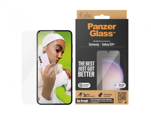 Apsauginis stiklas PanzerGlass Samsung Galaxy S24+ Stiklas Skaidrus