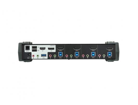 Komutatorius Aten | ATEN CS1924M KVMP Switch - KVM / audio / USB switch - 4 ports