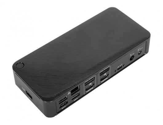 Jungčių stotelė Targus USB-C 2xHDMI 2xDP 1GbE 21.9 cmx18 cmx8 cm 1.7 kg