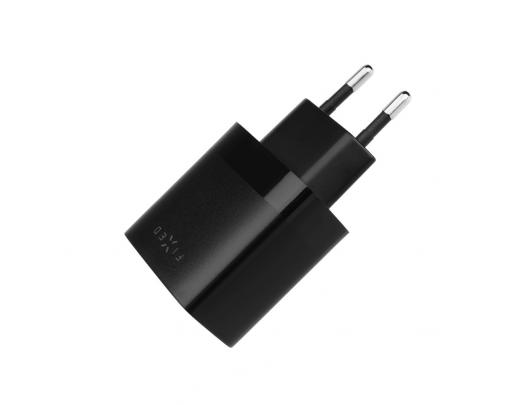 Įkroviklis Fixed Dual USB Travel Charger 17W FIXC17N-2U-BK