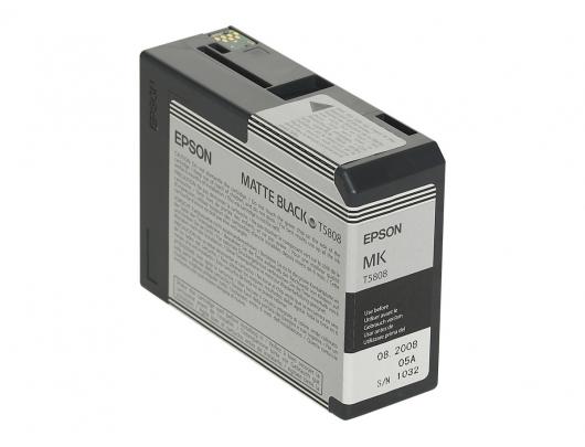 Rašalo kasetė Epson T5808 Matinė juoda