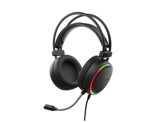 Ausinės Genesis On-Ear Gaming Headset Neon 613 Built-in microphone 3.5 mm, USB Type-A Black