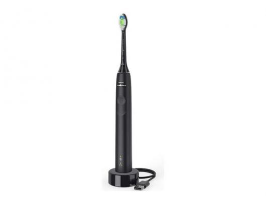 Elektrinis dantų šepetėlis Philips Sonicare HX3681/54, įkraunamas, suaugusiems, juodas