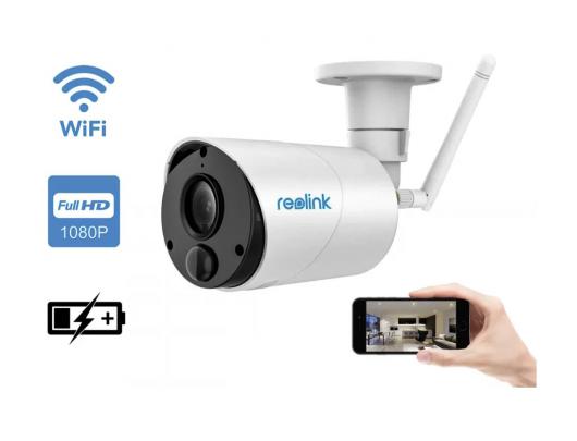 IP kamera Reolink Wire-Free Wireless Battery Security Camera Argus Series B320 Bullet 3 MP Fixed IP65 H.264 MicroSD, max. 256GB