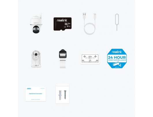 IP kamera Reolink 4K 4G LTE Wire Free Camera Go Series G440 Dome 8 MP Fixed IP64 H.265 MicroSD (Max. 128GB)