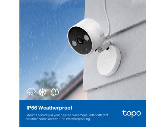 IP kamera TP-LINK Wi-Fi Home Security Camera Tapo C120 24 month(s) Compact 4 MP 3.17mm IP66 H.264 MicroSD Up to 512GB