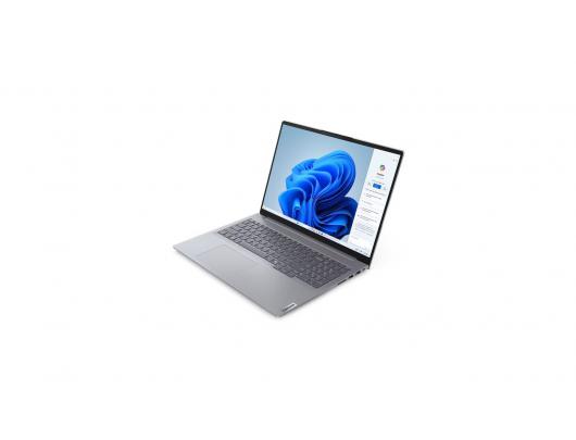 Nešiojamas kompiuteris Lenovo ThinkBook 16 Gen 7 16 WUXGA ULT7-155H/16GB/512GB/Intel Arc Graphics/WIN11 Pro/ENG Backlit kbd/Grey/FP/2Y Warranty Lenov